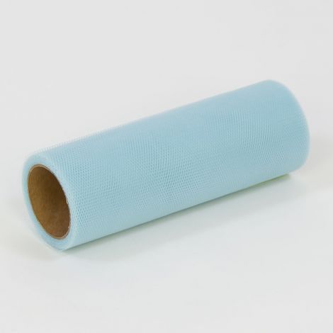 Tiul w rolce 15cm x 10y niebieski pastelowy